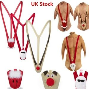 Novelty Christmas Thong Set